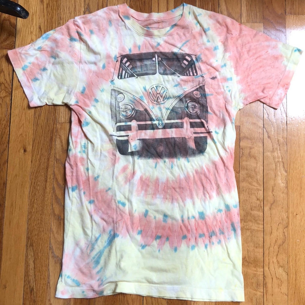 VW Tye Dye Old School T Shirt